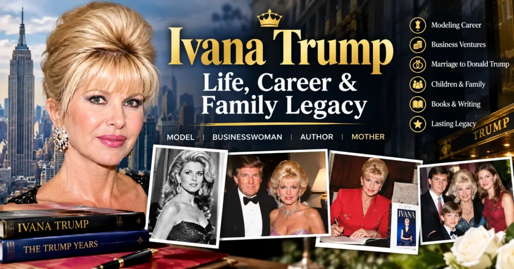 Ivana Trump life career and family legacy