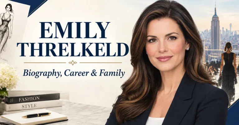 Emily Threlkeld biography feature image about her career, family background, and husband Harold Ford Jr.