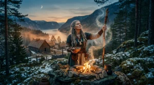 Seiðr Norse magic and ancient Viking rituals inspired by Scandinavian mythology.