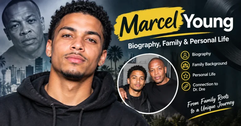 Marcel Young biography, family background, and personal life feature image.