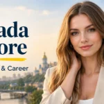 Milada Moore biography and career feature image
