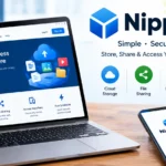 NippyBox feature image illustrating cloud storage, file sharing, and multi-device access.